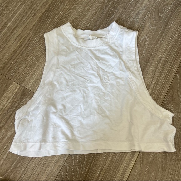 Lululemon White Size 2 Tank Top - Picture 1 of 5
